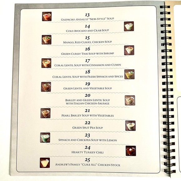 NWOT Recipe book, soups - Picture 3 of 11